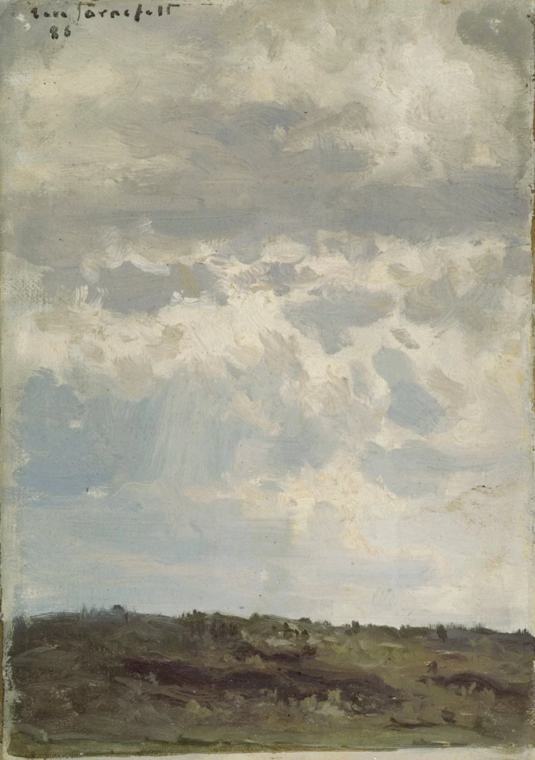 Eero Järnefelt - Luce che filtra attraverso le nuvole, Finnish National Gallery, Helsinki